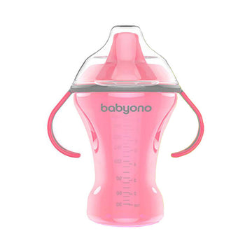 Babyono Natural Nursing Non - Spill Cup with Hard Mouthpiece 260ml - Assorted | Prenatal, Babies, Nusring, Cybex, Avent Training Cup