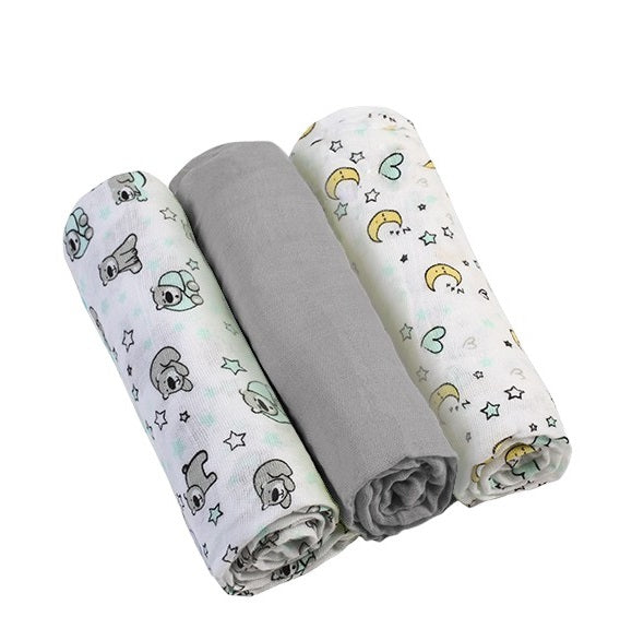 Babyono Muslin Diapers Super Soft Pack of 3 | Prenatal, Babies, Nusring, Cybex, Avent Swaddle/Blanket