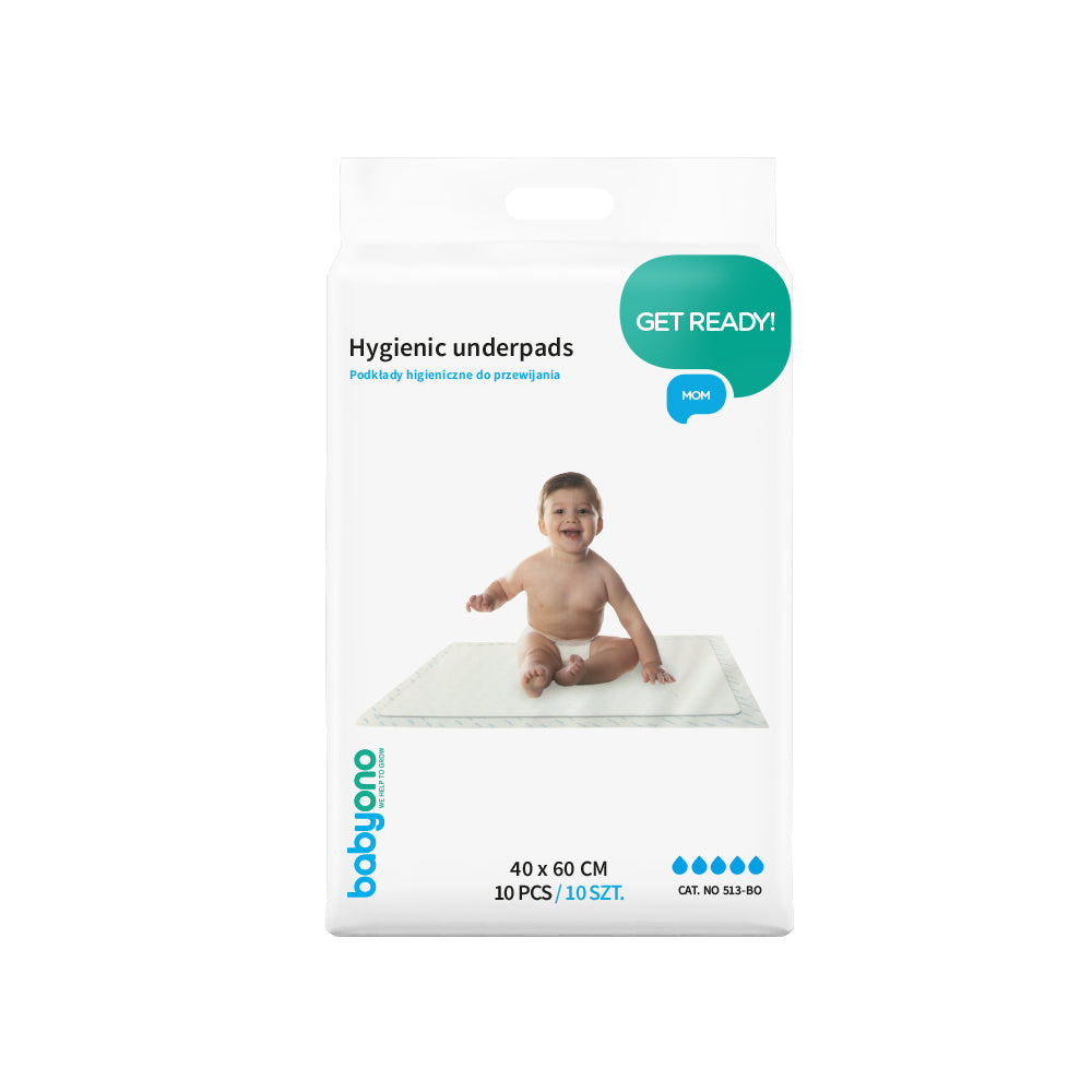 Babyono Hygienic Underpads 40x60cm | Prenatal, Babies, Nusring, Cybex, Avent Changing Mat