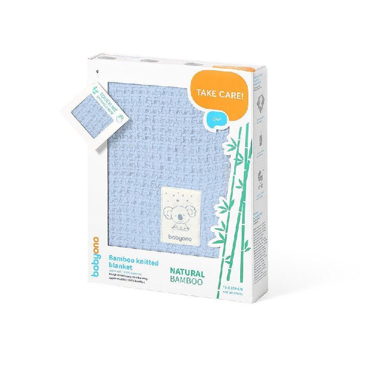 Babyono Natural Bamboo Knitted Blanket | Prenatal, Babies, Nusring, Cybex, Avent Blanket