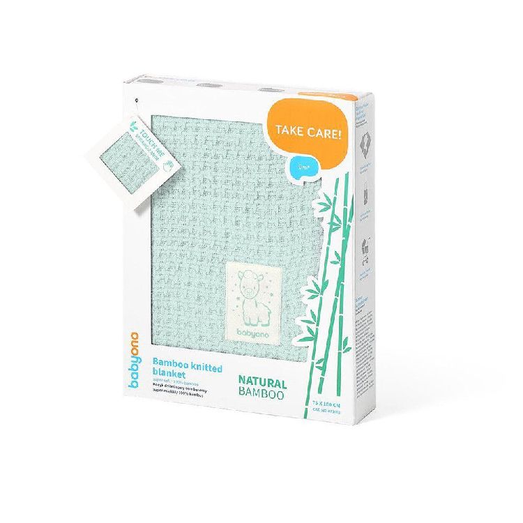 Babyono Natural Bamboo Knitted Blanket | Prenatal, Babies, Nusring, Cybex, Avent Blanket