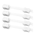 Babyono Universal Lock For Furniture Pack of 4 - White | Prenatal, Babies, Nusring, Cybex, Avent Home Safety