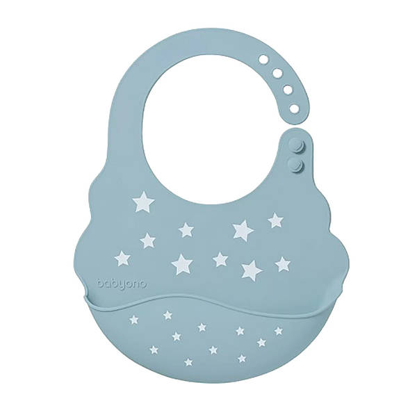Babyono Silicone Bib with Adjustable Closure Stars | Prenatal, Babies, Nusring, Cybex, Avent Bib