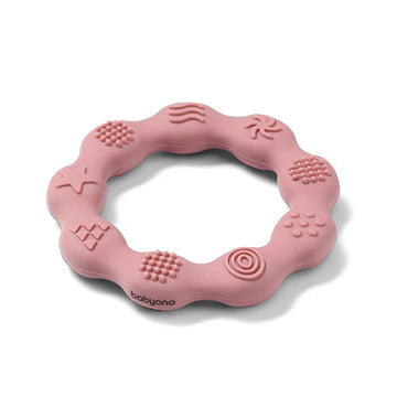 Babyono Silicone Teether RING – Pink