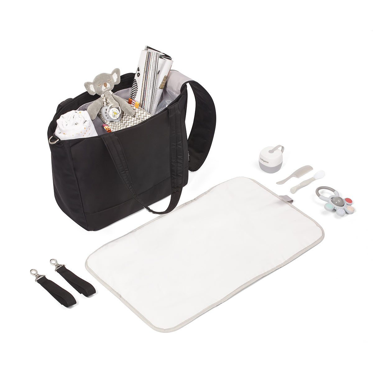 Babyono Changing Bag Best Time Ever Black | Prenatal, Babies, Nusring, Cybex, Avent Diaper Bag