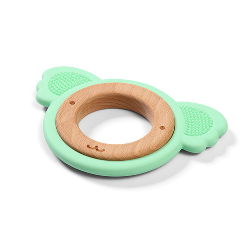 Babyono Wooden Silicon Teether | Prenatal, Babies, Nusring, Cybex, Avent Teether