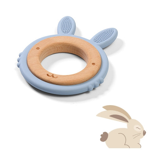 Babyono Wooden Silicon Teether | Prenatal, Babies, Nusring, Cybex, Avent Teether