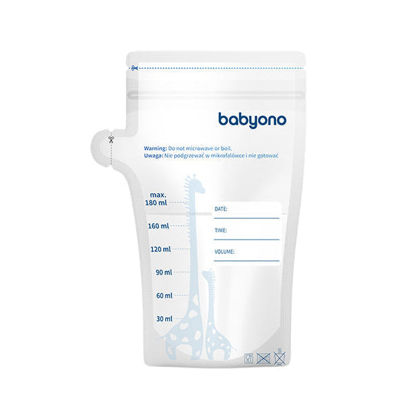 Babyono Breast Milk Storage Bags 180ml Pack of 30 | Prenatal, Babies, Nusring, Cybex, Avent Breastfeeding Milk Storage