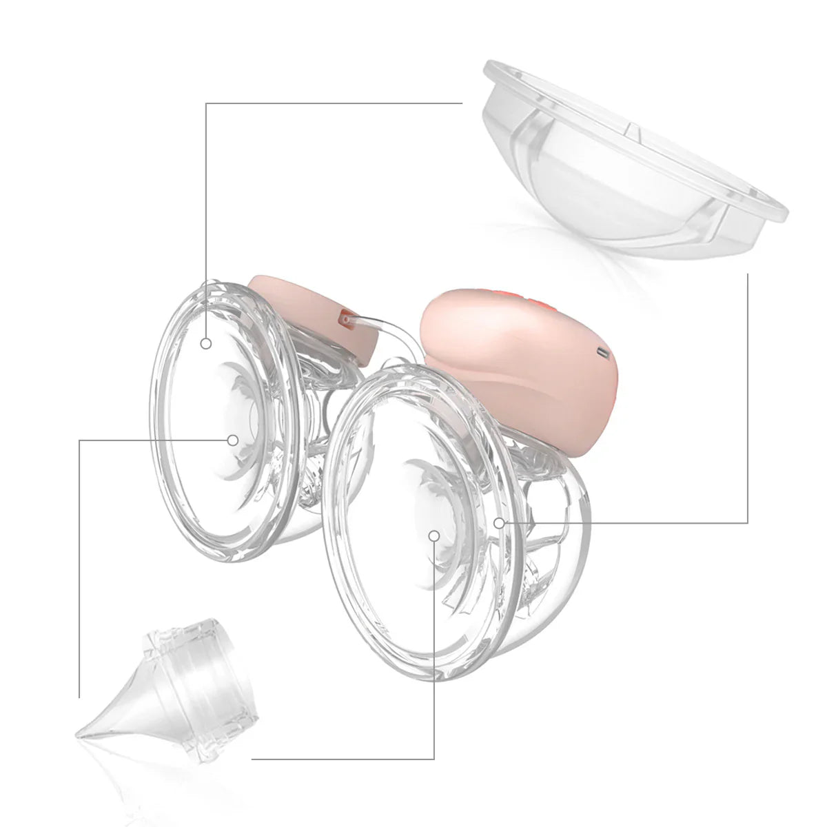 Babyono Breast Pump Spare Parts – TWINNY KIT I