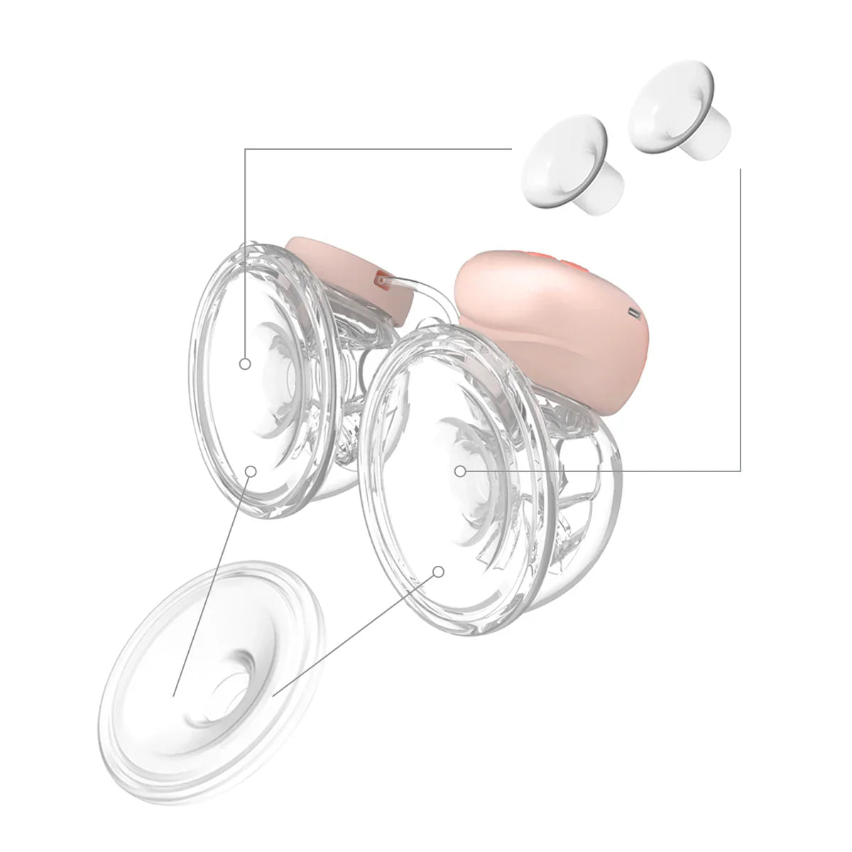 Babyono Breast Pump Spare Parts – TWINNY KIT II
