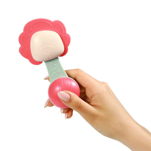 Babyono Rattle with Teether – Red