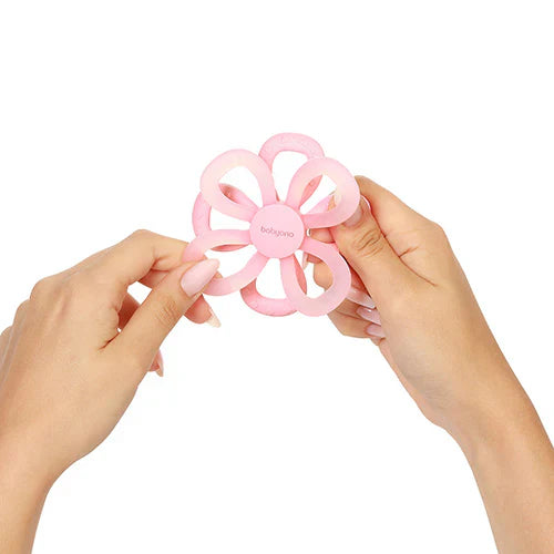 Babyono Silicone Teether FLOWER – Pink