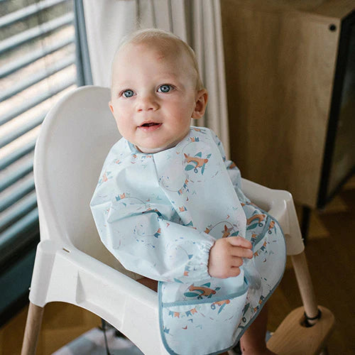 Babyono Longsleeve Bib – Plane