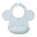 Babyono Silicone Bib with Adjustable Lock – Blue