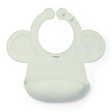 Babyono Silicone Bib with Adjustable Lock – Mint