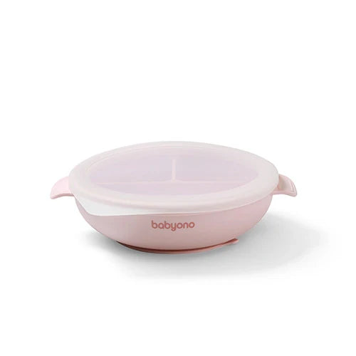 Babyono Silicone suction plate with lid Suction Plate