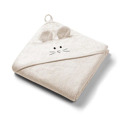 Babyono Bamboo Hooded Towel 100×100cm Mouse