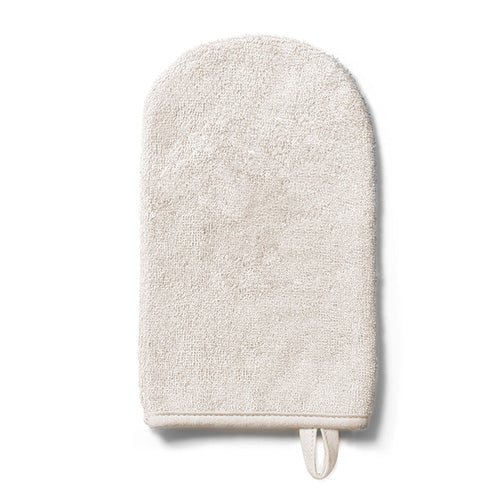 Babyono Bamboo Baby Wash Mitt – Natural Bamboo Grey