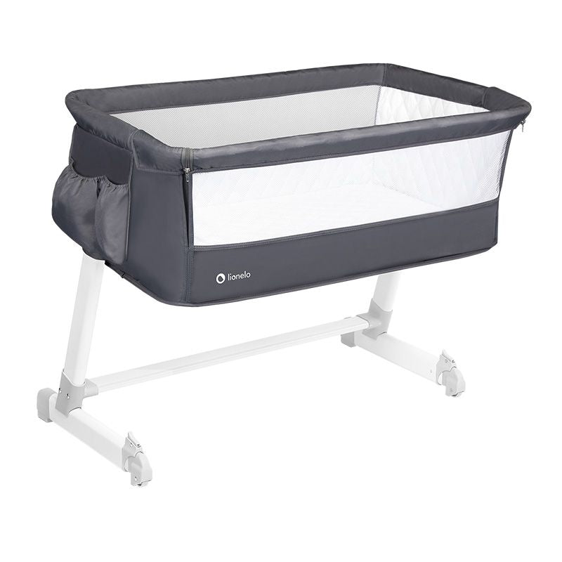 Lionelo Theo Dark Grey Co-sleeping Bed | Prenatal, Babies, Nusring, Cybex, Avent Crib