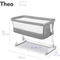 Lionelo Theo Concrete Co-sleeping Bed | Prenatal, Babies, Nusring, Cybex, Avent Crib
