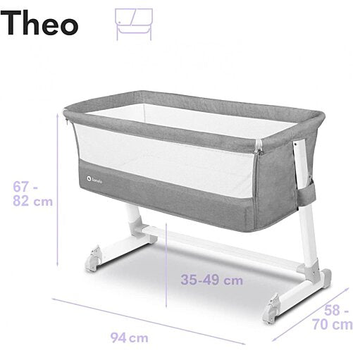 Lionelo Theo Concrete Co-sleeping Bed | Prenatal, Babies, Nusring, Cybex, Avent Crib