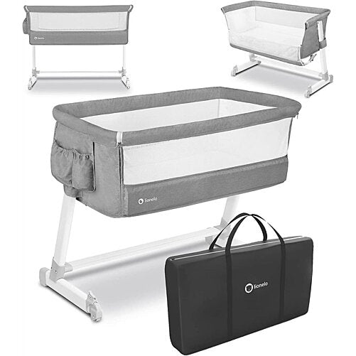Lionelo Theo Concrete Co-sleeping Bed | Prenatal, Babies, Nusring, Cybex, Avent Crib