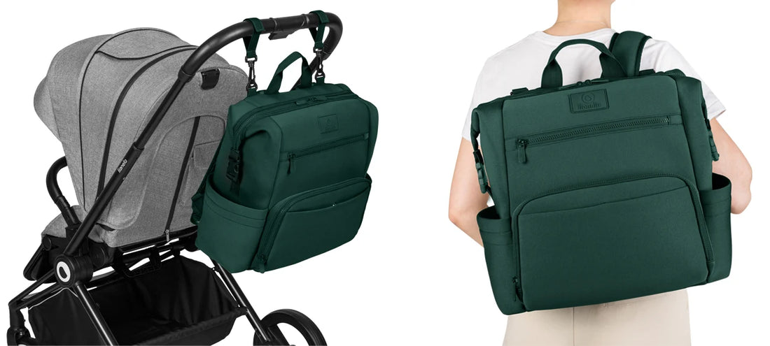 Lionelo Backpack Cube - Green Forest | Prenatal, Babies, Nusring, Cybex, Avent Diaper Bag