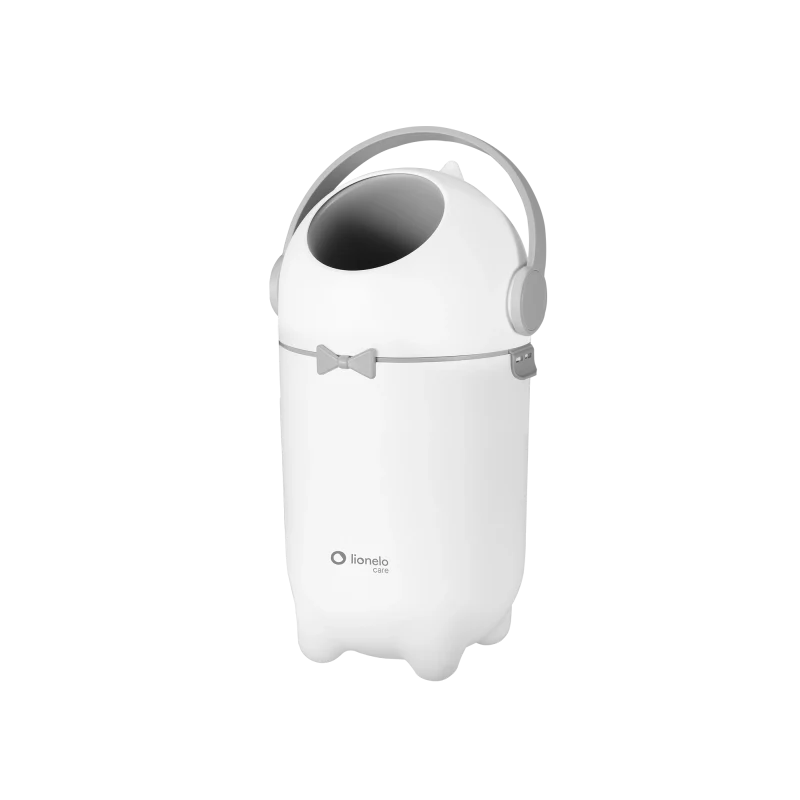 Purebin Diaper Bin - White