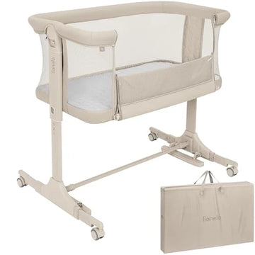 Pari 3-in-1 Bedside Crib - Beige Cream