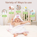 Mother's Choice Baby Hooded Towel - Large 84x84cm - 100% Cotton | Prenatal, Babies, Nusring, Cybex, Avent Baby Towel