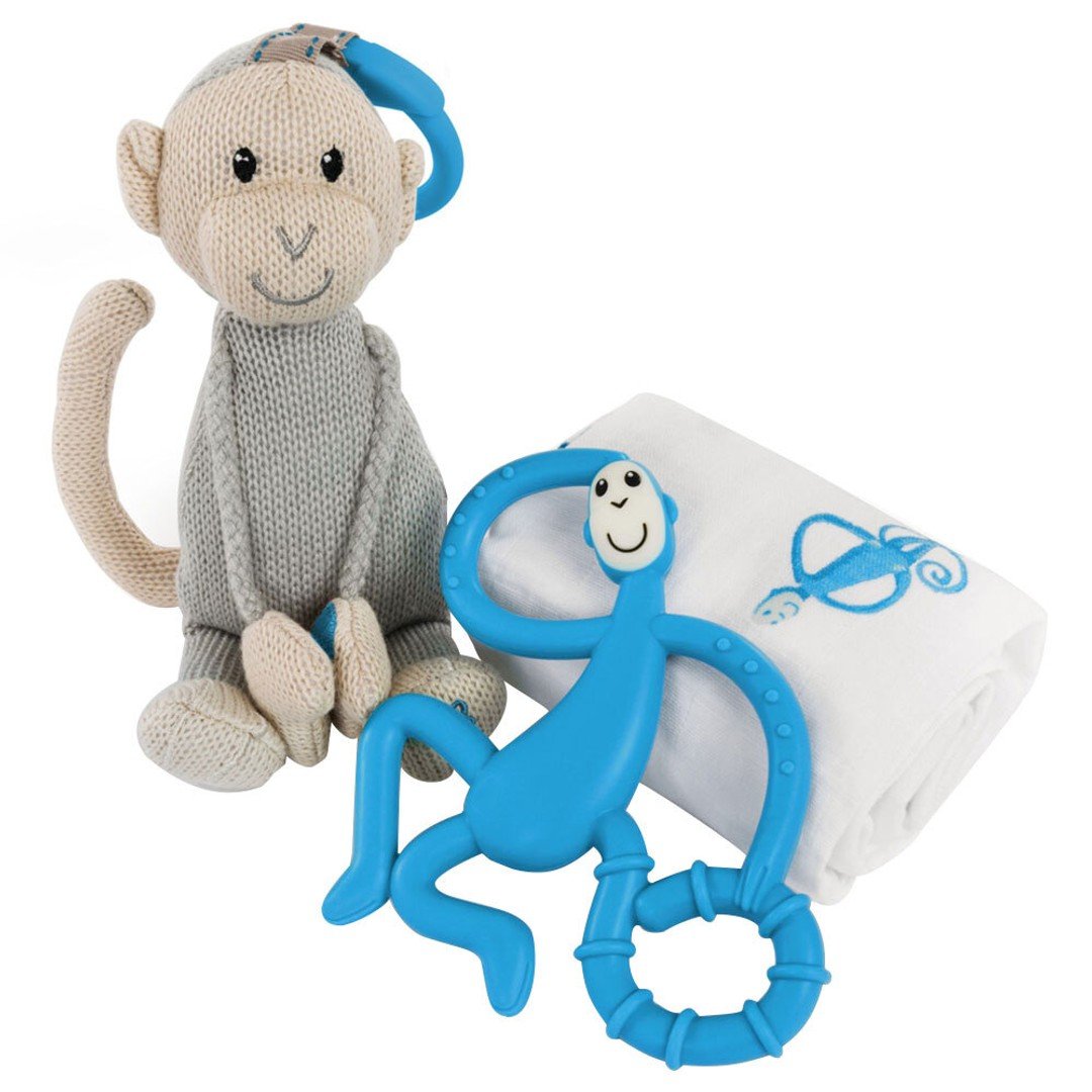 Matchstick Monkey Teething Gift Set Plush Teether Muslin Blanket Baby | Prenatal, Babies, Nusring, Cybex, Avent Teether