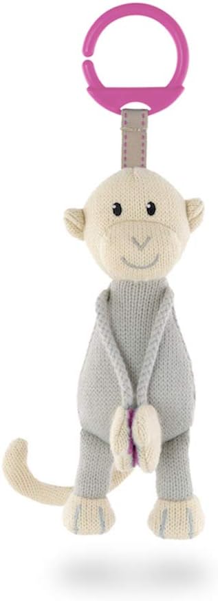 Matchstick Monkey Knitted Hanging Monkey Toy - Pink | Prenatal, Babies, Nusring, Cybex, Avent Plush & Soft Toy