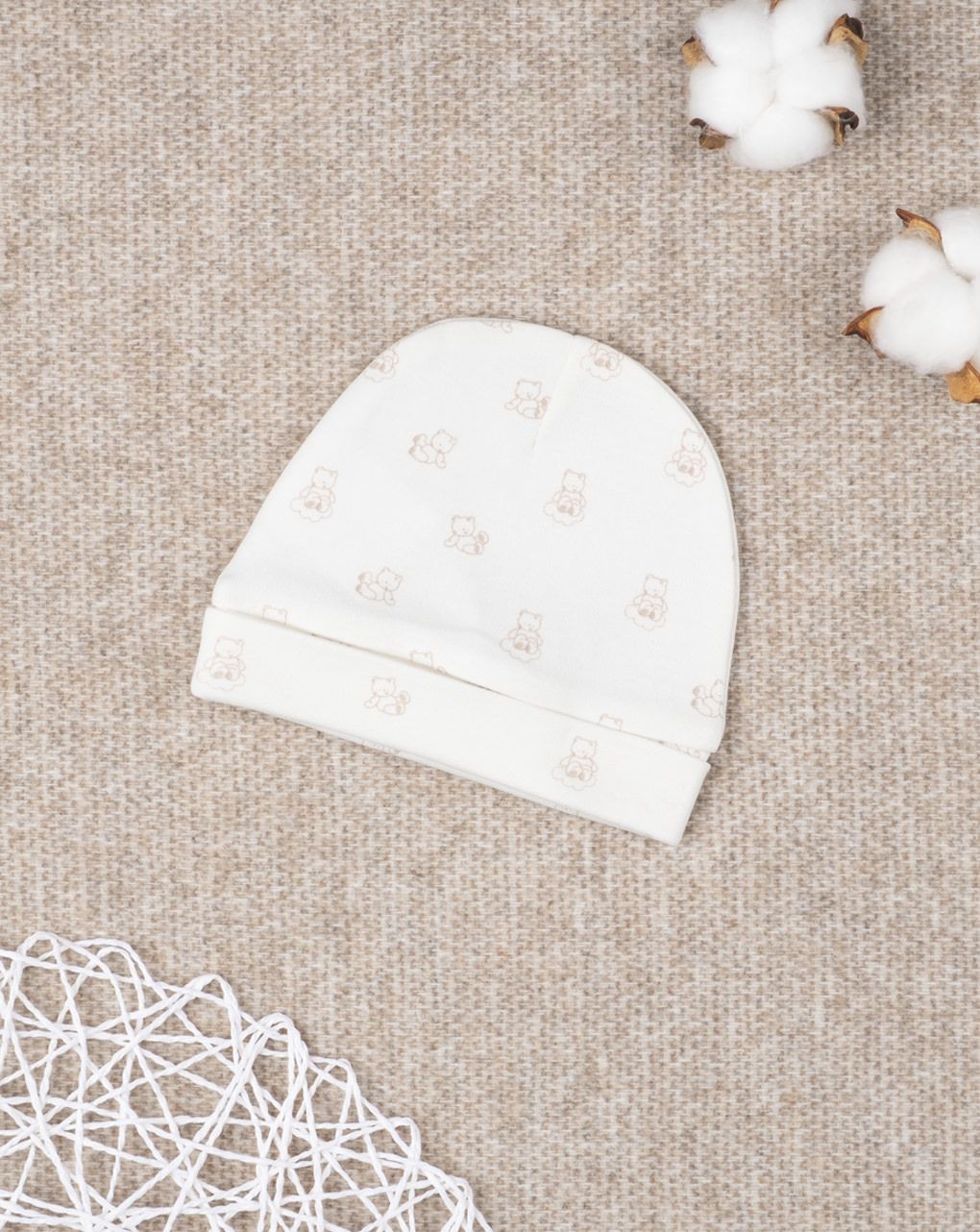 Prenatal Unisex Bear Hat