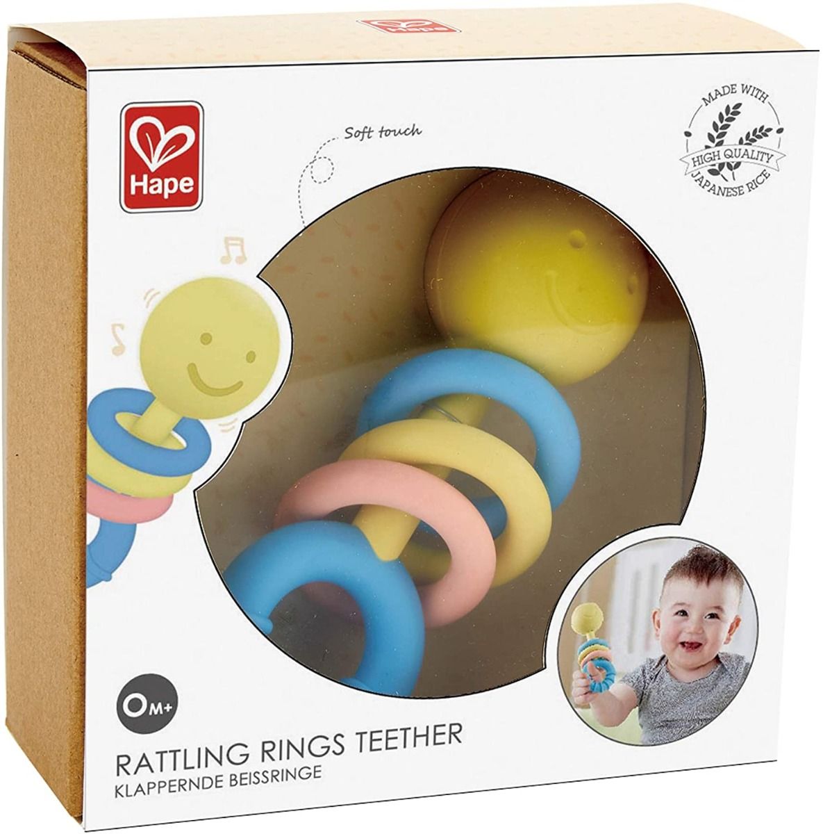 Hape Rattling Rings Teether | Prenatal, Babies, Nusring, Cybex, Avent Teether