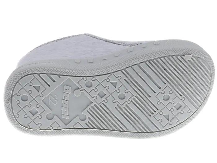 Beppi Baby slippers With Zippers Grey Slipper