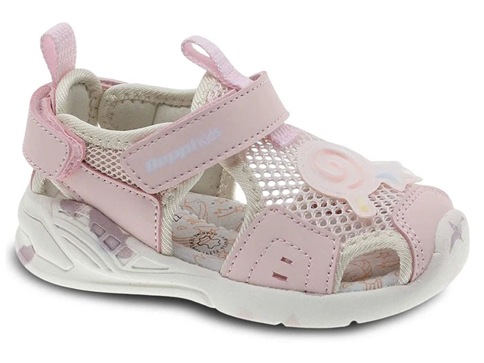 Beppi Baby Pink sandals in synthetic leather and textile Sandal, USA international shipping, lebanon, babies