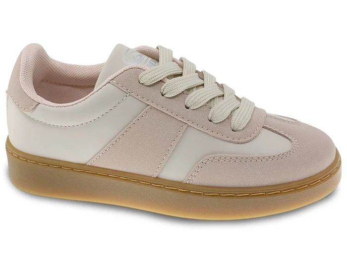 Beppi Casual shoe in synthetic leather White Pink Casual Shoe