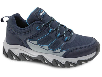 Beppi Trekking shoe made of synthetic leather and textile Navy Sport Shoe