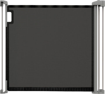 The Thruway Baby Retractable Gate with Tuck Away Mesh, Openings up to 52"