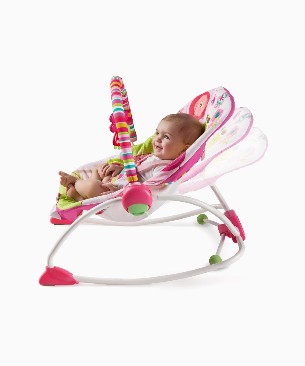 Bright Starts Hammock Rocker Raspberry Garden | Prenatal, Babies, Nusring, Cybex, Avent Rocker