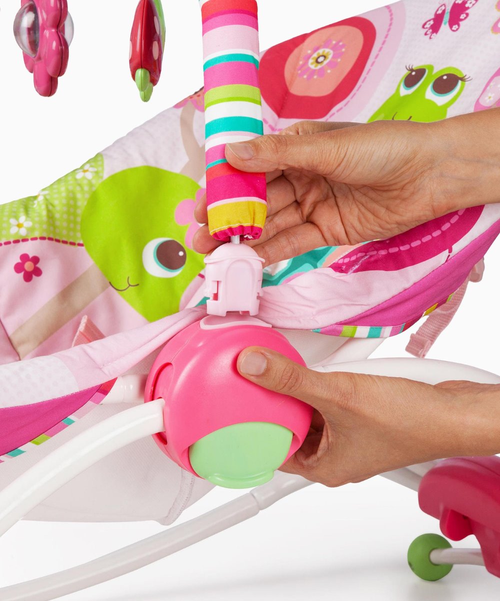 Bright Starts Hammock Rocker Raspberry Garden | Prenatal, Babies, Nusring, Cybex, Avent Rocker