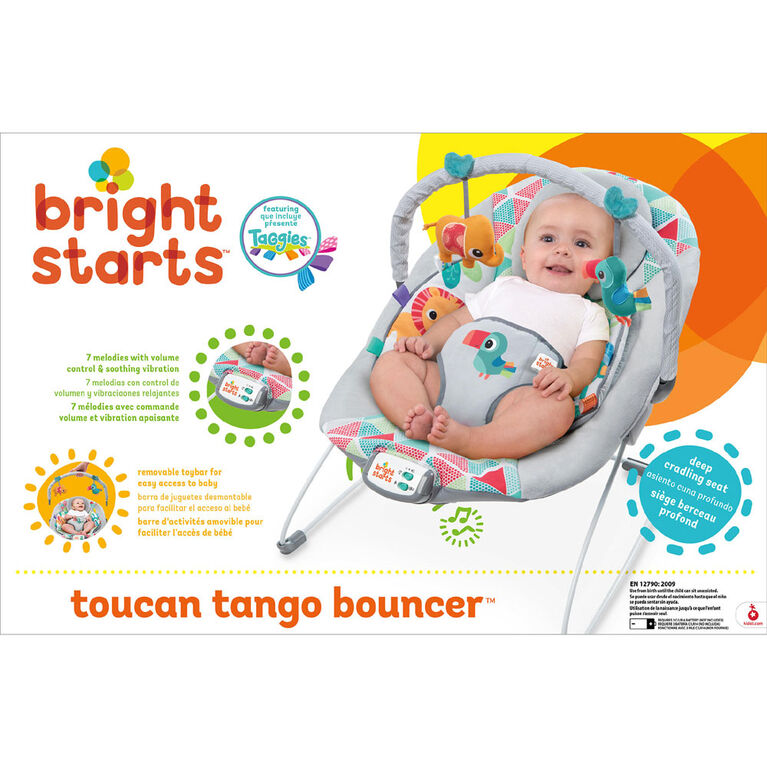 Bright Starts Toucan Tango Bouncer | Prenatal, Babies, Nusring, Cybex, Avent Bouncer