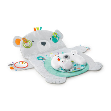 Bright Starts Tummy Time Prop & Play Baby Activity Mat, Polar Bear Tummy Time
