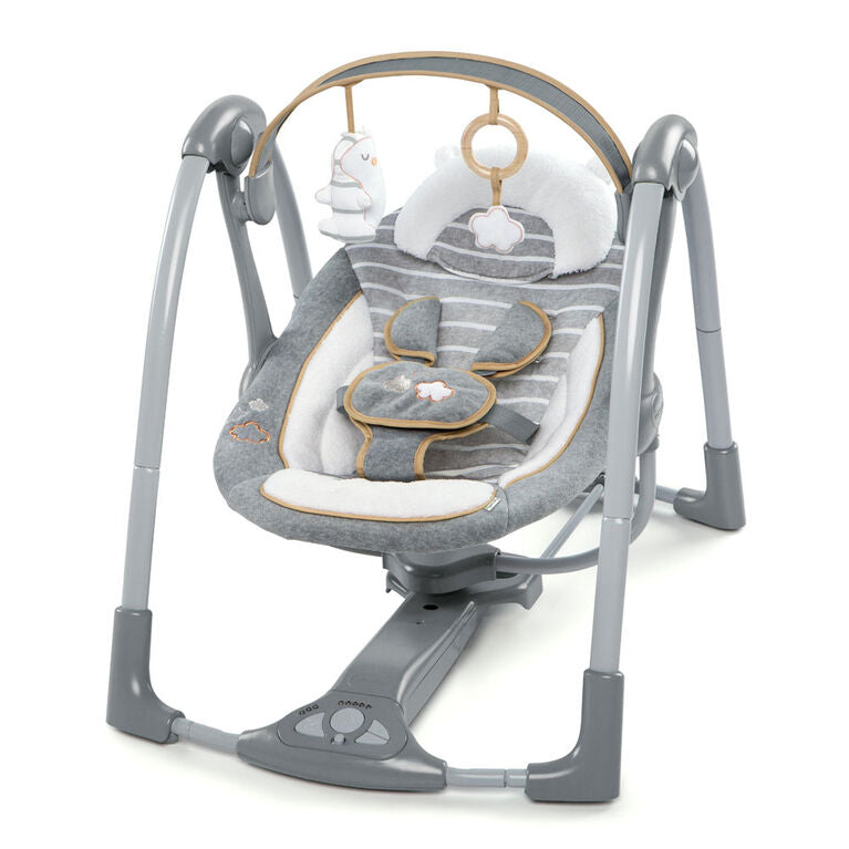Ingenuity Boutique Collection Swing 'n Go Portable Swing - Bella Teddy | Prenatal, Babies, Nusring, Cybex, Avent Swing