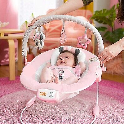 Bright Starts Disney Baby Minnie Mouse Comfy Baby Bouncer | Prenatal, Babies, Nusring, Cybex, Avent Bouncer