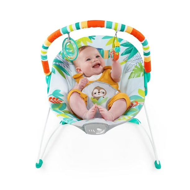 Bright Starts Rainforest Vibes Vibrating Bouncer | Prenatal, Babies, Nusring, Cybex, Avent Bouncer