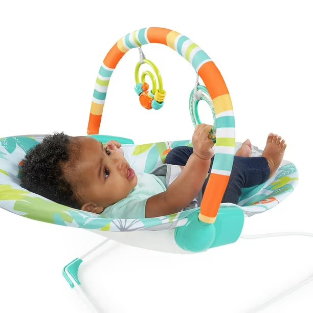 Bright Starts Rainforest Vibes Vibrating Bouncer | Prenatal, Babies, Nusring, Cybex, Avent Bouncer