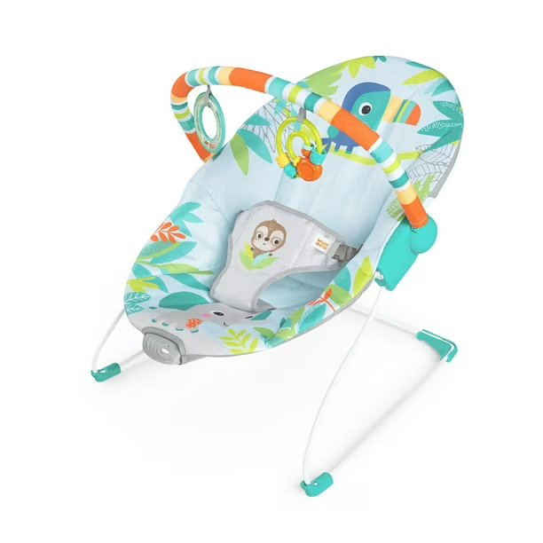 Bright Starts Rainforest Vibes Vibrating Bouncer | Prenatal, Babies, Nusring, Cybex, Avent Bouncer