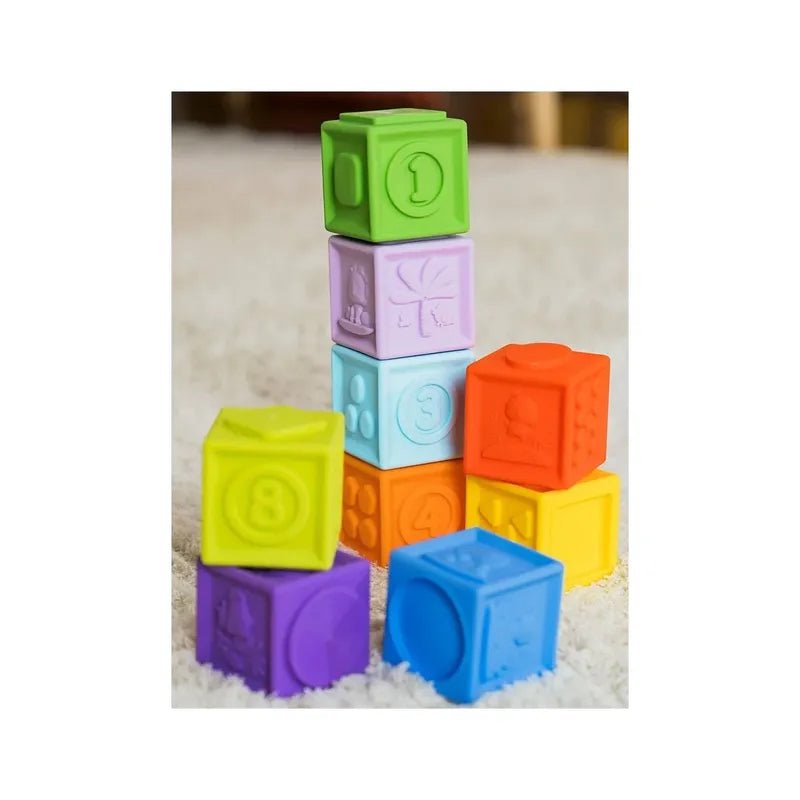 Bright Starts Kaleidocubes 9 Stack & Squeeze Blocks | Prenatal, Babies, Nusring, Cybex, Avent Blocks