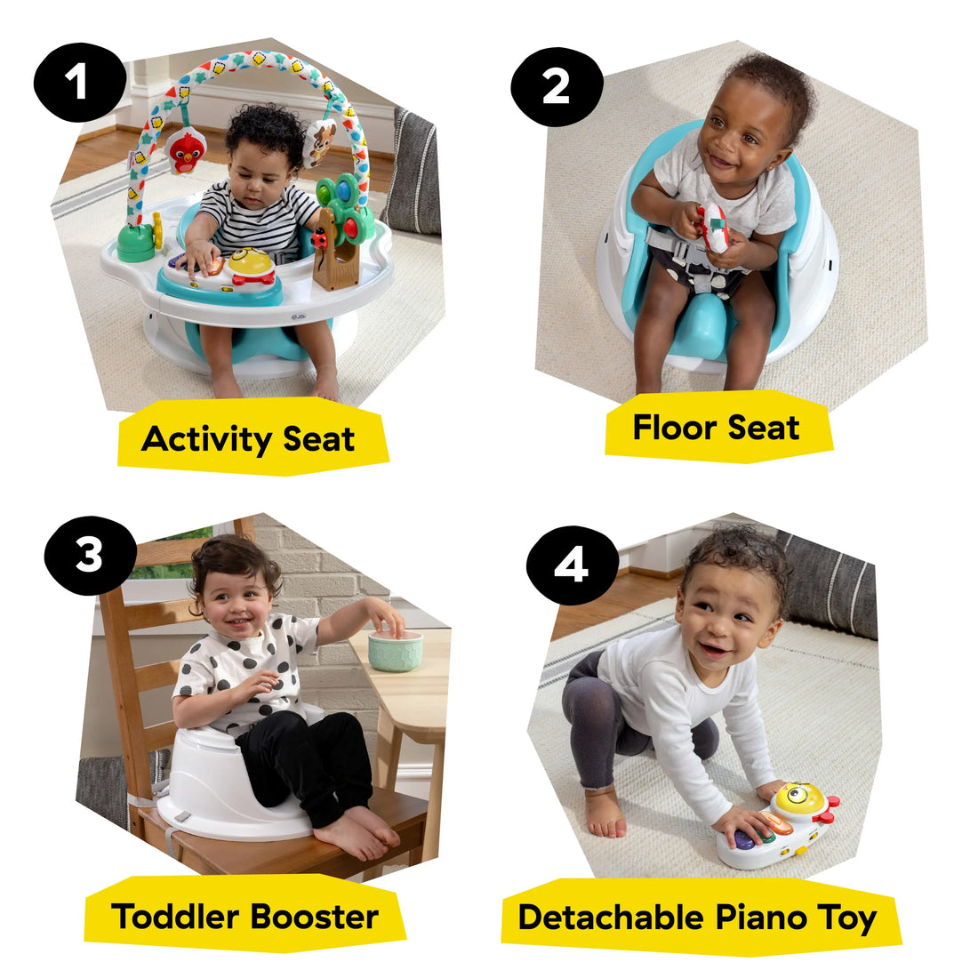 Bright Starts SuperSeat Touch of Tunes 3-in-1 Seat Booster Seat